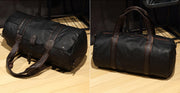 Leather leisure travel bag