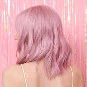 Pink Qi Liu Haizhong Long Curly Hair