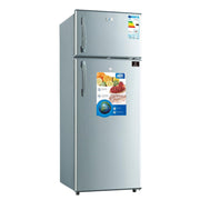 ADH 358L Double Door Refrigerator – Silver