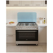 SPJ 80X60cm Premium Cooker With 4 Gas Burners and 2 Electric Plates – Black