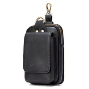 Men's Head Leather Chest Bag Business Casual Leather Crossbody Chest Bag Student Chest Bag