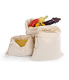 Cotton Drawstring Bag Safe Store Foods Bag Multi-Purpose Fruit Vegetable Rice Bread Shopping Bag