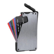 Metal aluminum card holder