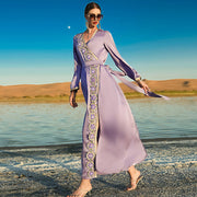 Style Dubai Travel Net Red Dress