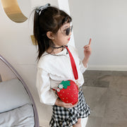 Strawberry shape messenger bag coin purse