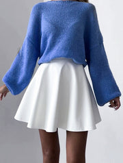 Women's Fashionable Temperamental All-match A- Line Skirt