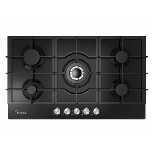 Midea Built-In Gas Hob, 5 Burners, Black MG90GQ095AL1B-BS