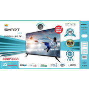 Smartplus 32 Inch Digital TV With Free To Air - Black(1 YR WRNTY)