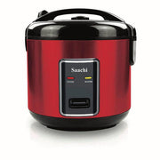 Saachi Electric 1.8 L Rice Cooker With Steaming Feature - Red (1YR WRTY)