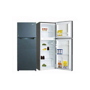 Roch 175 Liters Double Door Top Freezer Defrost Fridge – Inox(5YRS WRTY)