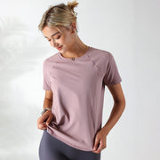 Quick-drying Mesh Stitching Workout Clothes Top For Women