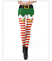 Digital Printed Tight Fitting Sexy Mid Waist Leggings