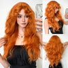 Wig Female Bangs Roller Fluffy Mid-length Hair Natural Full-head Wig