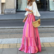 Women's Fashion Elastic Waistband Skirt