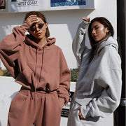 Autumn And Winter Women's Casual Hoodie Coat Sports Suit