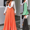 Women's Fashion Pleated Long Wide-leg Pants