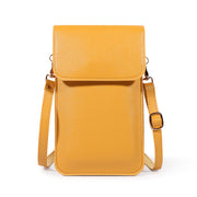 Mini Shoulder Crossbody Bags For Women Casual Solid Color Mobile Phone Bag Long Wallet
