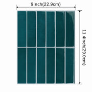 3D Stereo Glue Wall Sticker Wall Sticker Waterproof And High Temperature Resistant Self-adhesive Wallpaper For Kitchen Bathroom