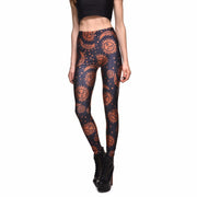 Digital printing leggings tights nine pants women
