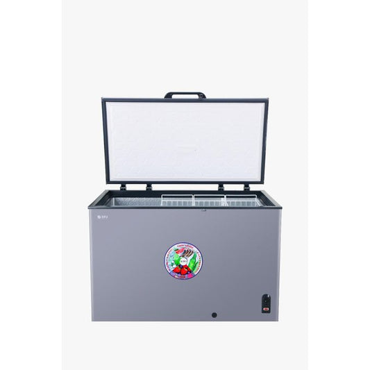SPJ 560 Litres Hard Top Double Door Deep Freezer – Grey – (5 YR WRNTY)
