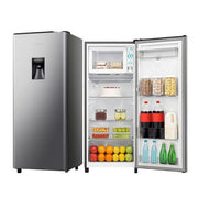 Hisense 229 Liters Single Door Silver Fridge With Dispenser - Silver 3Yrs Wrnty