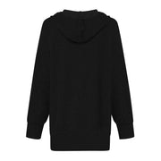 Medium Length Hooded Dress Sleeve Women