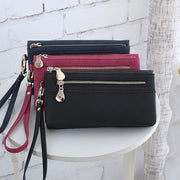 new PU Ms. long purse female Korean retro Handbag Purse Hand bag one generation