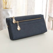 new PU Ms. long purse female Korean retro Handbag Purse Hand bag one generation