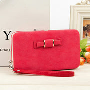 New Korean version of women's wallet in the long money bag butterfly knot lunch box woman bag tide