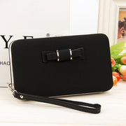 New Korean version of women's wallet in the long money bag butterfly knot lunch box woman bag tide