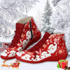 Women's Fashion Casual Christmas Flat Ankle Boots
