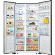 Hisense 750 Liters Side-by-side Fridge With Dispenser RC-75WS4SB1 Auto Defrost, Multi-Air Flow System Refrigerator – Silver (3YRs WRTY)