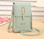 Women's Crossbody Shoulder Bag Transparent Multifunctional Touch Screen Phone Bag