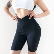 Stretch pleated quick-drying buttocks fitness yoga pants