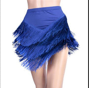 Adult Fringed Short Skirt Square Dance Dress