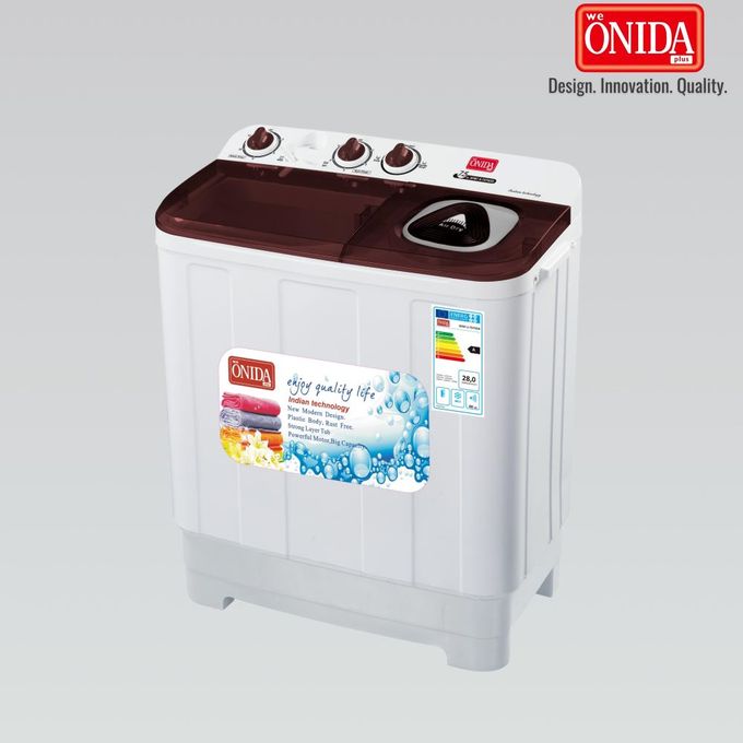 Onida Plus 7.5Kg Twin Tub Washing Machine - White