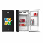 SPJ 120L Refrigerator – Silver,Black
