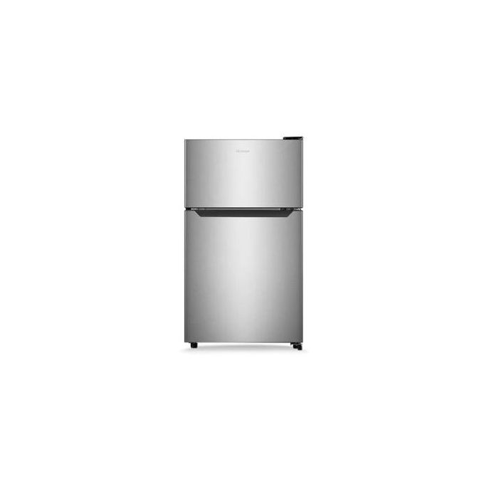 Hisense 120 Liters Double Door Refrigerators (Defrost) - Silver 3 Years Wrnty