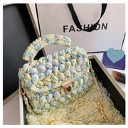 Homemade Diy Material Crochet Hand Messenger Bag