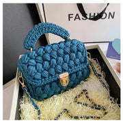Homemade Diy Material Crochet Hand Messenger Bag