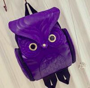 Japanese and Korean trends, women's Owl backpack, leisure travel bag, fashion personality cartoon Backpack