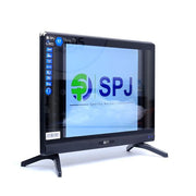 SPJ 17 Inch AC/DC Full Glass Analog Tv (Solar Compatible) - Black