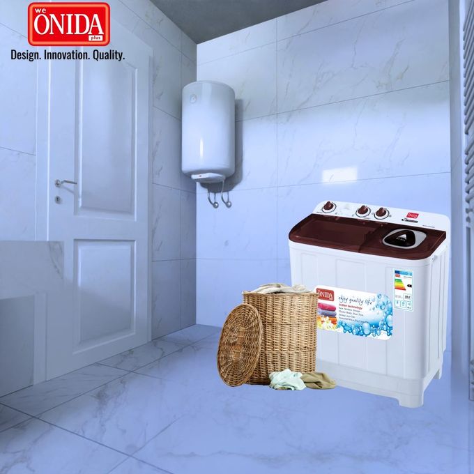 Onida Plus 7.5Kg Twin Tub Washing Machine - White