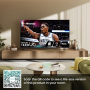 Hisense 55 Inch U6 Pro Series, 55U6N, Mini-LED ULED UHD 4K Smart VIDAA TV (3YRS WRNTY)