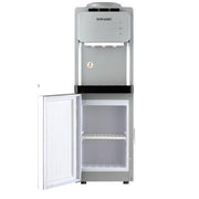 Sonashi Water Dispenser Hot Cold And Normal With Storage Cabinet, Swd-55 - Grey (1 YR WRNTY)
