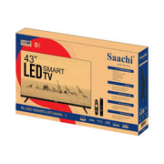 Saachi 43 Inch Frameless FHD Smart TV With + Netflix ,Youtube - Black