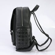 Crocodile Bone Leather Fabric Leisure Men's Real-leather Bag