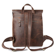 Men's backpack Backpack Bag retro crazy horse leather bag retro casual male computer bag