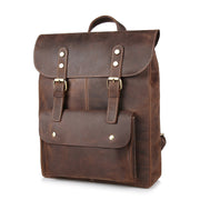 Men's backpack Backpack Bag retro crazy horse leather bag retro casual male computer bag