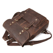 Men's backpack Backpack Bag retro crazy horse leather bag retro casual male computer bag